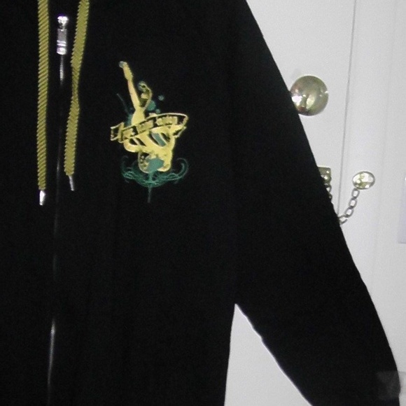 Vintage hooded hoodie sweatshirt Jacket Sz 4XL - Picture 6 of 7